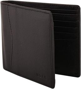 img 4 attached to Premium Crocodile Embossed Leather Bifold Wallets and Card Cases with RFID Blocking Technology