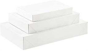 img 3 attached to 10-Pack White Gift Wrap Boxes with Lids - Assorted Multi-Pack by ALL DAY GIFTS: Perfect for any Occasion!