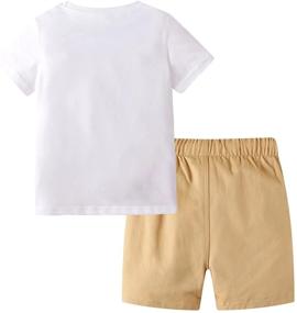 img 3 attached to Stylish Summer Outfits for Toddler Boys: Clothing Sets Collection