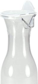 img 2 attached to Tiger Chef 12oz Clear Acrylic Carafe w/ Spout & Lid for Serving Wine, Juice, Beverages - BPA-Free (6 Pack)