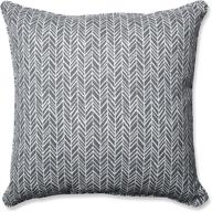 pillow perfect outdoor herringbone 25 inch logo