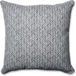 pillow perfect outdoor herringbone 25 inch logo