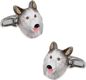 img 4 attached to Cuff Daddy Sable Collie Cufflinks Presentation