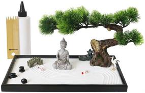img 4 attached to Japanese Zen Garden Tabletop Meditation Gift