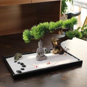 img 1 attached to Japanese Zen Garden Tabletop Meditation Gift
