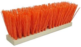 img 2 attached to 🧹 Weiler 70212 Street Broom - Hardwood Block, Orange Polypropylene Fill - Natural - Made in USA