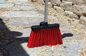 img 2 attached to 🧹 Heavy-Duty Outdoor Landscaping Broom - Ideal for Sand, Gravel, and Dirt. Perfect on Pavers, Slate, and Rough Surfaces. Residential and Commercial Use. Broom Head Only.