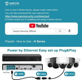 img 1 attached to 📷 Anpviz 3MP PoE IP купольная камера с ночным видением (98 футов), оповещение о движении, погодозащищенная IP66, широкий угол обзора 2,8 мм из полного металла - камера безопасности для наружного/внутреннего использования (IPC-D230W)