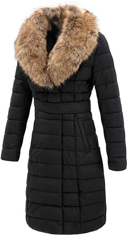 Wantdo Women's Hooded Warm Winter Coat Quilted Thicken Puffer Jacket with  Removable Hood