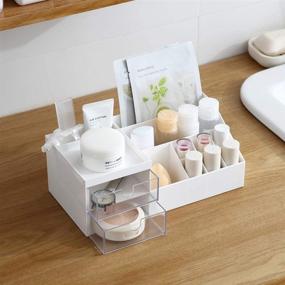 img 3 attached to 🗄️ Dalanpa Drawer Organizer for Cosmetics and Desk Storage - Caddy Box