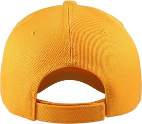 img 2 attached to 🧢 Gelante Blank Baseball Caps - Adjustable Back Strap - Wholesale 6 Pack