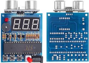 img 2 attached to 🔌 MakerHawk Ultrasonic Ranging Alarm Electronics Kit - Soldering Projects for DIY 51 Single Chip Microcomputer and Car with Battery Box and USB Cable