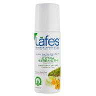 🌿 lafe's extra strength coriander & tea tree roll-on deodorant (3 oz) – aluminum-free, vegan, cruelty-free, gluten-free, paraben-free, baking soda-free, 24-hour protection for women & men logo