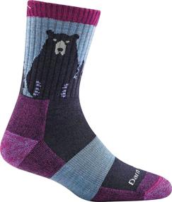 img 4 attached to Darn Tough Bear Town Micro Crew Lightweight Women's Sock: Enhanced Cushioning for Ultimate Comfort