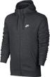 nike sportswear zip up hoodie paneled logo