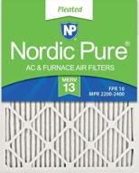 🌬️ nordic pure 14x24x1 m13 6-pack складной воздушный фильтр. логотип