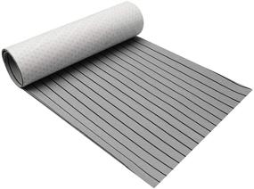 img 3 attached to Foammaker 6mm EVA Foam Faux Teak 🚣 Marine Mat: Non-Slip Boat Flooring and Decking Pad