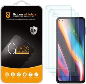 img 4 attached to Supershieldz (3 шт.) Защитное стекло с усиленным противоударным эффектом 📱 для Motorola One 5G - Антицарапайки, без пузырей