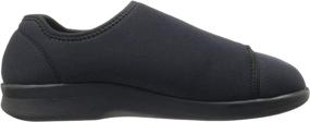 img 3 attached to 👟 Propet Men's Corduroy Slipper in Black - Athletic Style Footwear