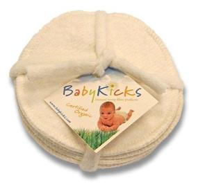img 2 attached to 🤱 BabyKicks Set of 3 Nursing Pads, Fleece: Ultimate Comfort for Breastfeeding Moms