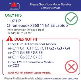 img 2 attached to MCover Hard Shell Case For 11 Laptop Accessories in Bags, Cases & Sleeves