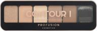 💄 profusion cosmetics contour pro makeup palette - light medium logo