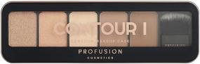 img 2 attached to 💄 Profusion Cosmetics Contour Pro Makeup Palette - Light Medium