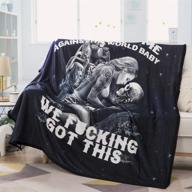 🏍️ vankie ride or die motorcycle biker lovers luxury royal plush blanket - 60x80 inches (style 2) logo