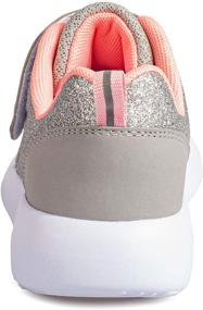 img 1 attached to 👟 Sparkling Glitter Harvest Land Girls Sneakers: Stylish and Breathable Slip-on Tennis Shoes for Active Kids (Toddle/Little Kids/Big Kids)