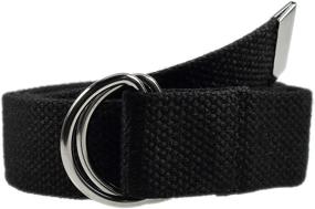 img 2 attached to Gelante Canvas Military Women 2052 BLack XL Men's Accessories for Belts