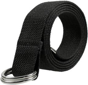 img 3 attached to Gelante Canvas Military Women 2052 BLack XL Men's Accessories for Belts