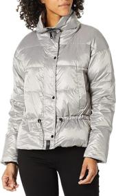 img 1 attached to Vince Camuto Womens Weight Jacket Women's Clothing