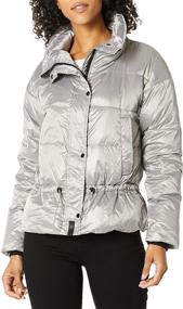 img 3 attached to Vince Camuto Womens Weight Jacket Women's Clothing