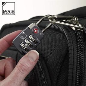 img 2 attached to Lewis N Clark TSA Approved Combination Travel Accessories and Luggage Locks