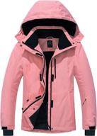 🧥 free soldier women's waterproof ski snow jacket with fleece lining - warm winter rain jacket, hood, and fully taped seams логотип