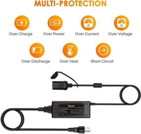 img 2 attached to 🔌 AstroAI преобразователь переменного тока в постоянный ток, 6А/110V в 12V постоянного тока/72Вт, адаптер питания для автомобильных холодильников и других устройств.