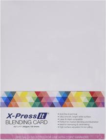 img 3 attached to 🖌️ Copic Marker XPBC 8-1/2-Inch by 11-Inch Express Blending Card, White: High-Quality Pack of 125