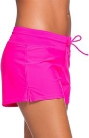 img 1 attached to 🩱 MSSNNG Boardshort Tankini Bottoms for Plus Size Women's Clothing