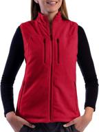 scottevest fireside fleece vest women logo