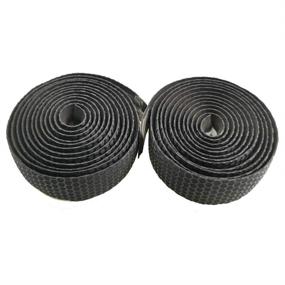 img 2 attached to Black Bike Handlebar Tape Set - Superior Grip Bicycle Bar Tapes with Bar Plugs (2PCS)