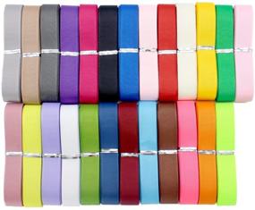 img 3 attached to 🎀 Jesep 100 Yards 5/8" Soild Grosgrain Ribbon: Perfect for Boutique Gift Wrapping, DIY Crafts, and Hair Accessories