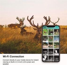 img 2 attached to 📷 Rexing Woodlens H2 - 4K Wi-Fi Trail Camera: Ultra Night Vision, 20MP CMOS, 512GB, 12-Month Standby – Ideal for Hunting Games and Wildlife Monitoring