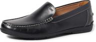 👞 geox msimon2 slip loafer black: comfortable and stylish men's footwear logo