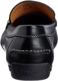 img 2 attached to 👞 Geox Msimon2 Slip Loafer Black: Comfortable and Stylish Men's Footwear