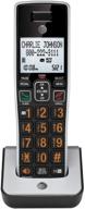 📞 at&amp;t cl80113 dect 6.0 accessory handset - caller id, call waiting - black logo