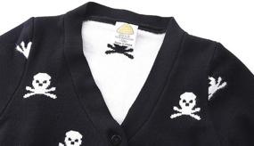 img 2 attached to 👕 Boys' Mud Kingdom Toddler Cardigan Sweater - Premium Clothing for Little Ones