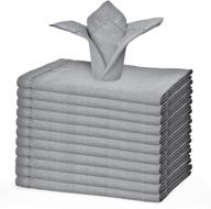 superior absorbency and stylish elegance: glamburg hemstitched oversized napkins – a must-have for every table setting логотип