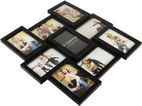 img 3 attached to 🖼️ Melannco 9 Opening Photo Collage Frame: Display Multiple 4x6 and 6x4 Inch Photos with Style