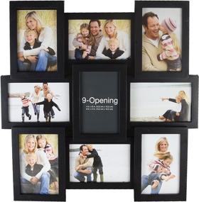 img 4 attached to 🖼️ Melannco 9 Opening Photo Collage Frame: Display Multiple 4x6 and 6x4 Inch Photos with Style