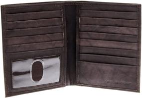 img 2 attached to Genuine Leather Bifold Wallet - Bacci Hipster